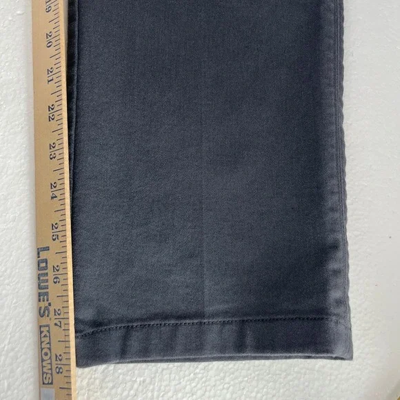 Croft & Barrow Womens Size 14 Gray Effortless Stretch Pants Straight Leg Pull on - Picture 10 of 11